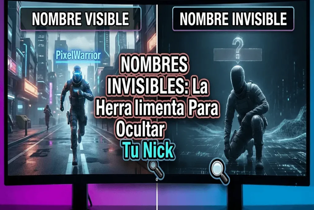 Nombres Invisibles en Juegos Online